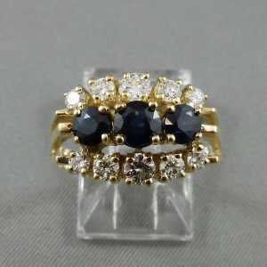 bague Saphirs bleus et diamants, 18K or jaune B6055-1.jpg
