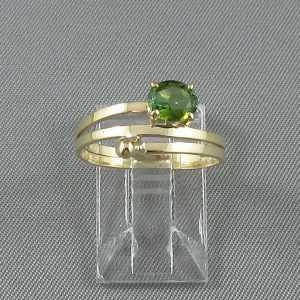Bague Tourmaline verte, 18K jaune, B6466-1