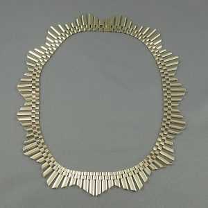 Collier inspiration égyptienne, BIRKS, 10K jaune, B6499-1
