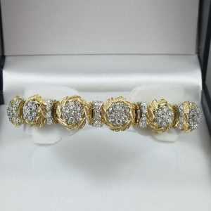 Bracelet diamants, 18K, C3127-1