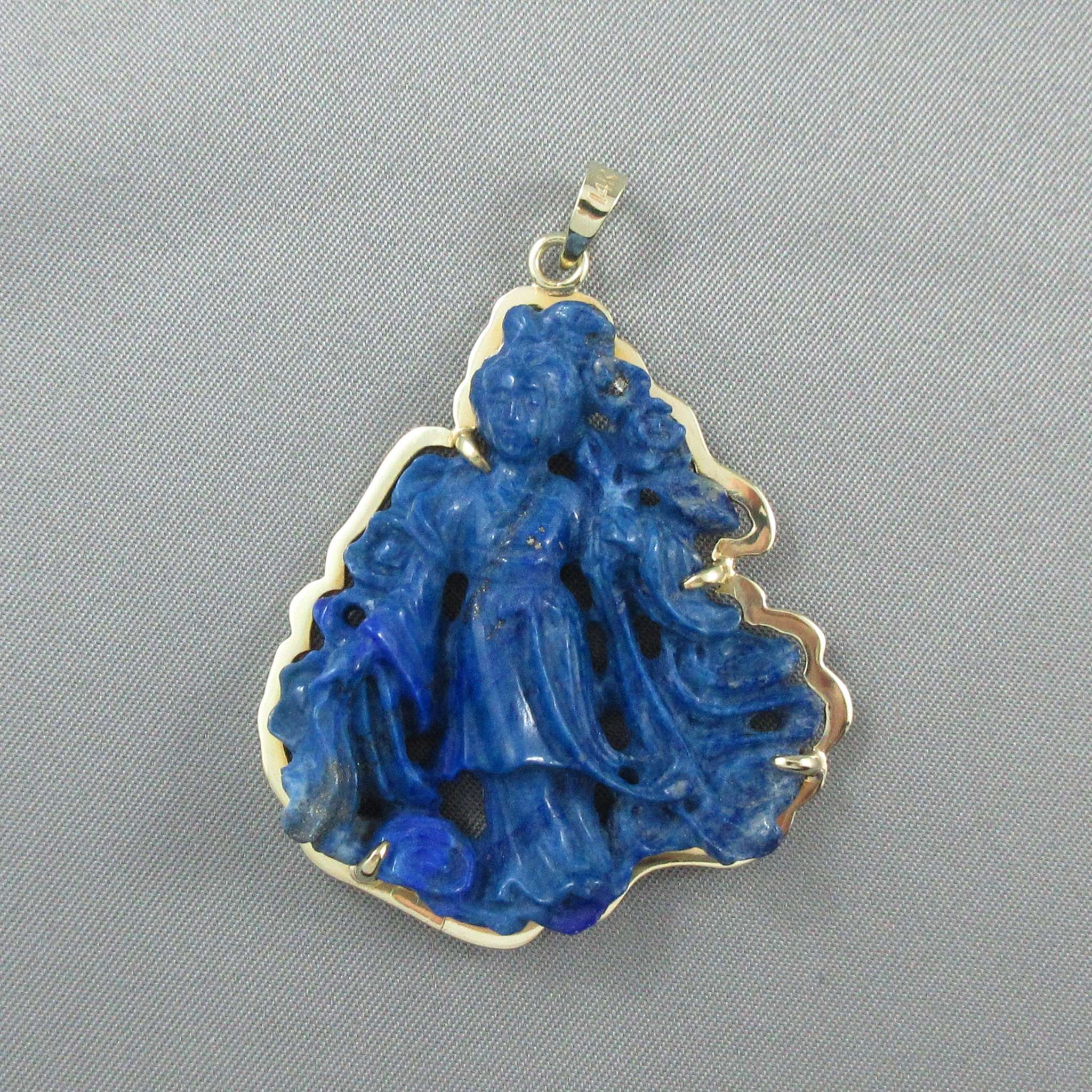 carved lapis lazuli jewelry