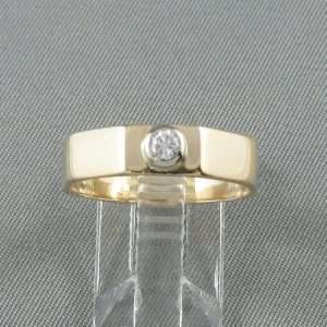 Bague un diamant, 10K jaune, B6747-1
