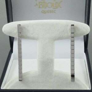 Pendants d'oreilles, 18K blanc, Cartier 'Lanière', B6786-1