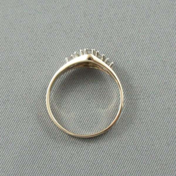 Bague 8 diamants, 14K , B6790-3