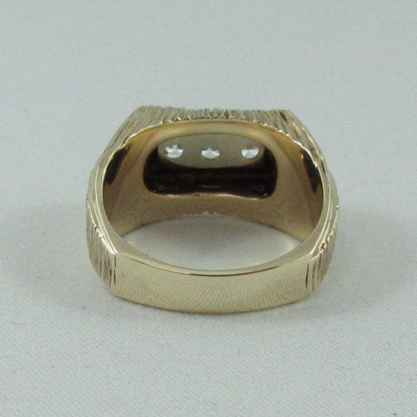 Bague 3 diamants, 10K, B6862-3