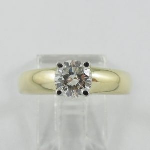 Bague solitaire, 14K, B6901-1