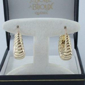 Boucles d'oreilles 18K jaune Charles Garnier Paris, B6914-1