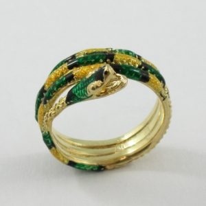 Bague, serpent, 18K, B6939-1