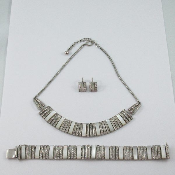 Doso, ensemble (collier, bracelet et boucles d'oreilles), B7181-1