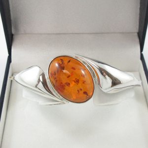 Bracelet, ambre, argent, B6984-1