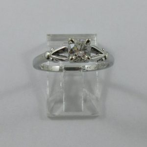 Bague, diamant, 18K blanc,B7227-1
