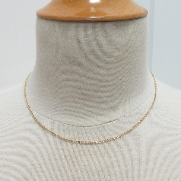 10K yellow gold cable chain - Image 4