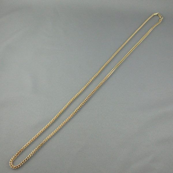 10K yellow gold wheat chain - Image 2