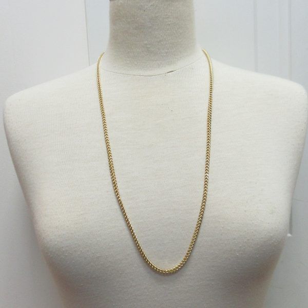 10K yellow gold wheat chain - Image 3