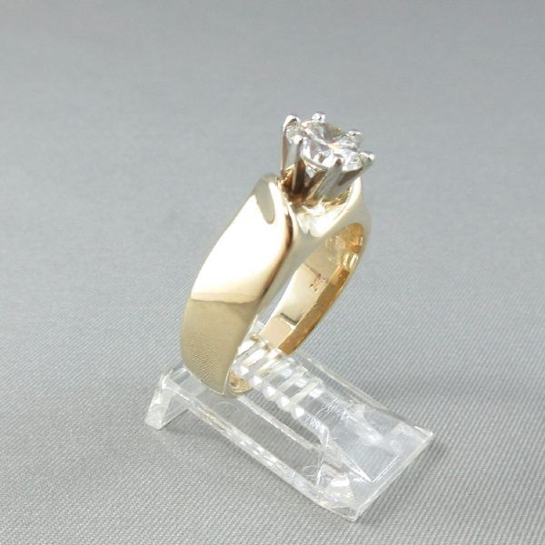 Diamond, 14K gold ring, LA ROCHE - Image 3