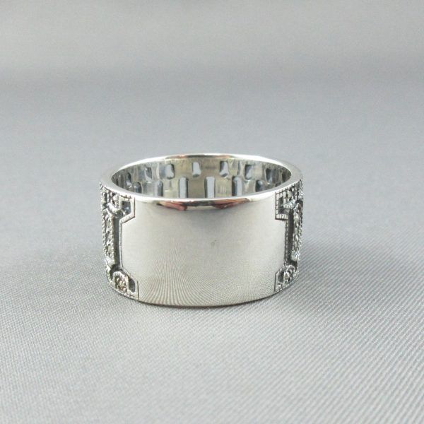 Marcasites, silver ring - Image 5