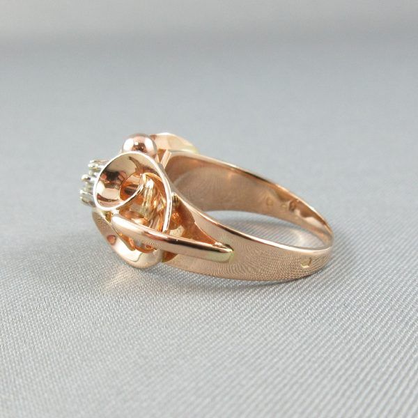 Diamond, 18K gold ring - Image 4