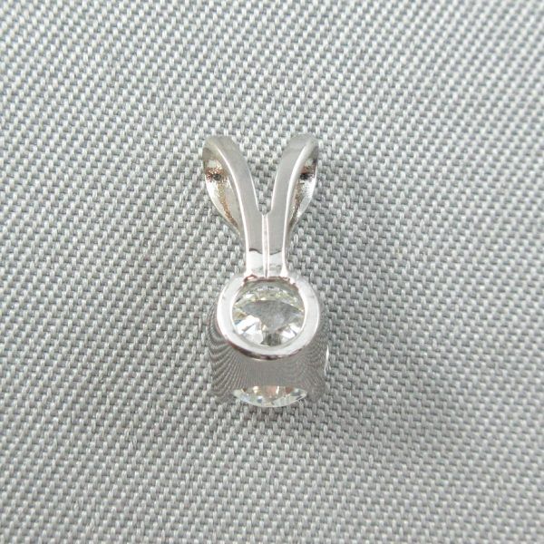 Pendentif, diamant, 14K blanc – Image 4