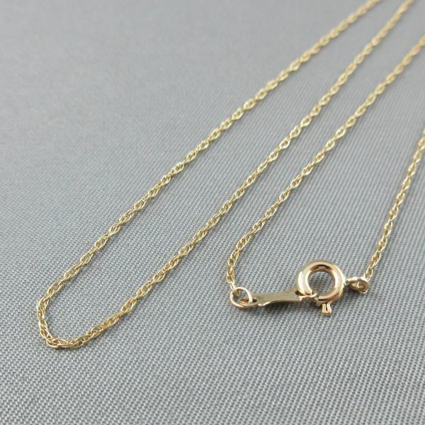 14K yellow gold Prince of Wales chain