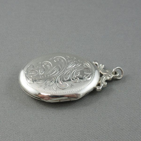 Pendentif médaillon loquet, argent – Image 2