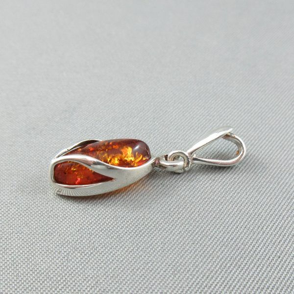 Amber silver pendant - Image 2