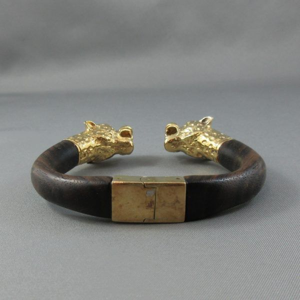Bracelet de manchette, la tête de panthère – Image 2