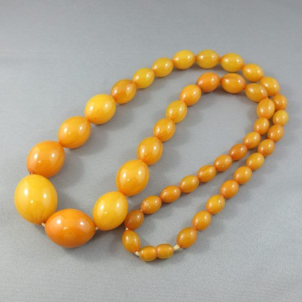 Collier, ambres d'imitation – Image 3