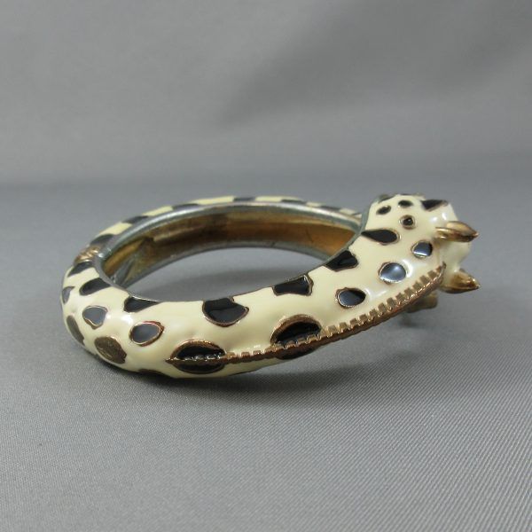 Bracelet rigide à penture, 2 girafes – Image 3