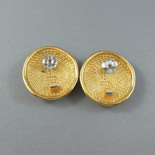 Bracelet et boucles d'oreilles, méta doré, Christian Dior – Image 5