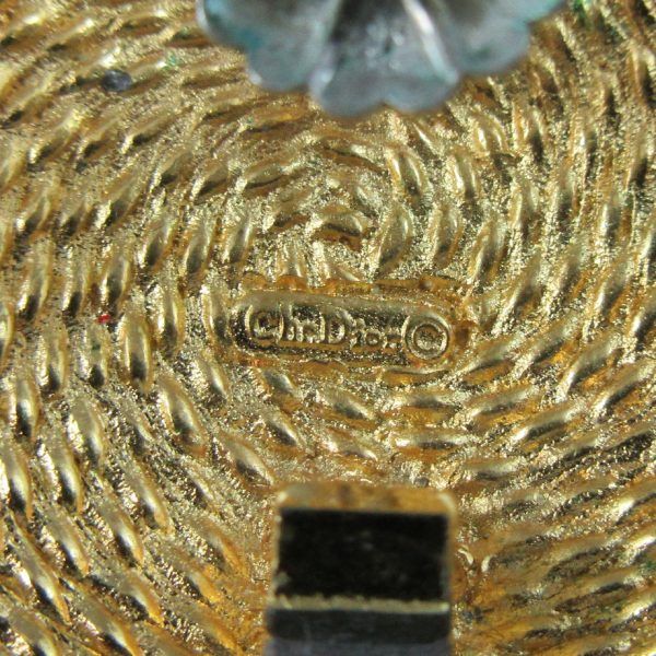 Bracelet et boucles d'oreilles, méta doré, Christian Dior – Image 6