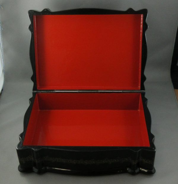 Boîte russe, laquée noir – Image 6