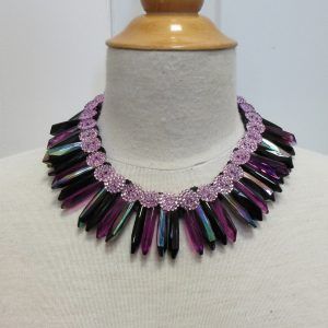 Black and purple necklace