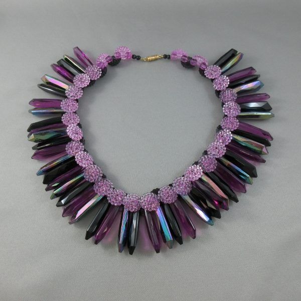 Collier, noir et mauve – Image 3