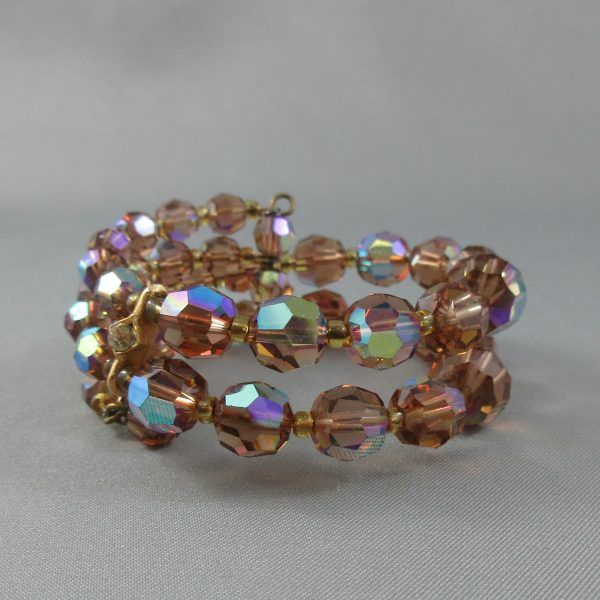 Brown northern lights stones, long necklace and bracelet, - Image 5