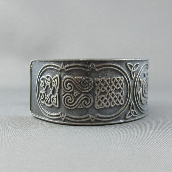 Cuff bracelet, pewter - Image 4