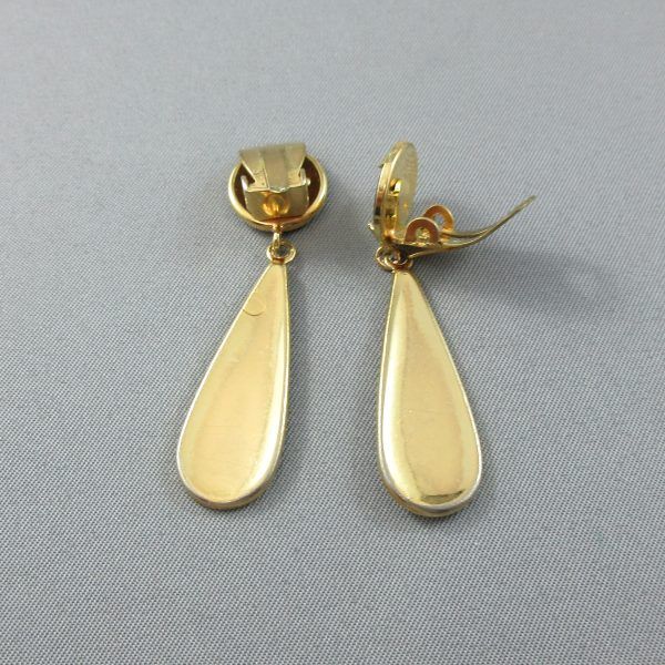 Broche et pendants d'oreilles, damasquinés – Image 5