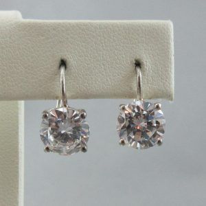 CZ silver earrings, Thomas Sabo