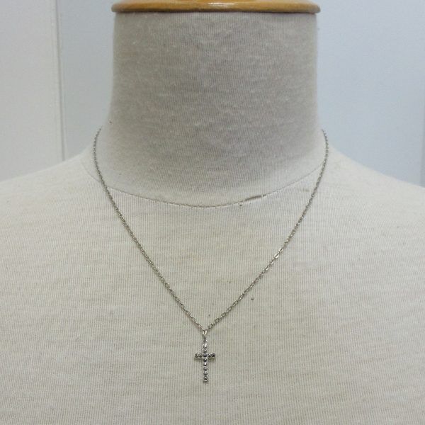 2 baby bracelets and cross with chain - Image 4