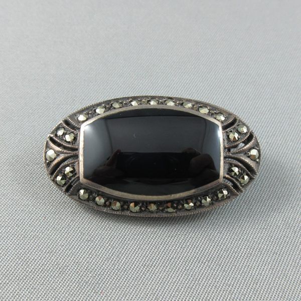 Marcasites, 4 silver brooches - Image 3